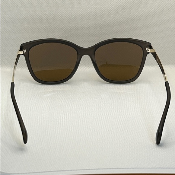 Cole Haan 57mm Polarized Sleek Square Matte Grey and Gold Women\'s Sunglasses main image 12